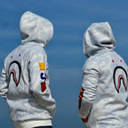 White bape shark hoodie ( PUBG MOBILE )