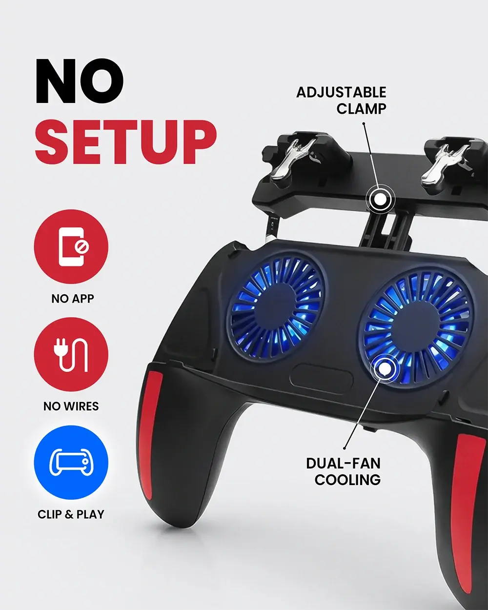 H10 mobile gaming controller & cooler