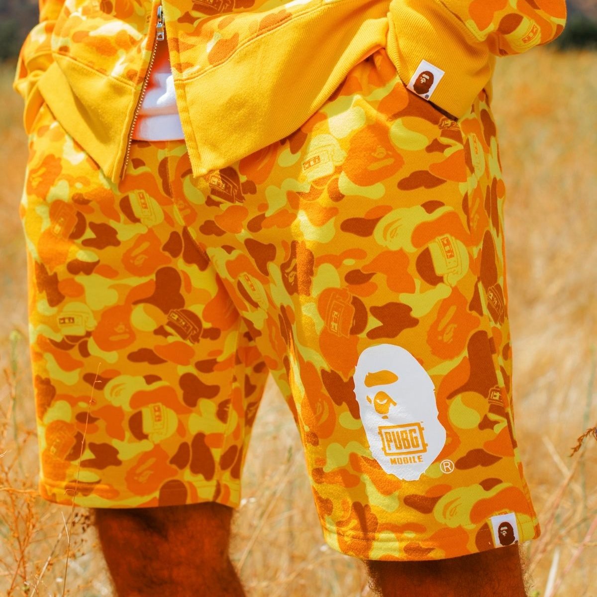 yellow Bape short ( PUBG MOBILE )