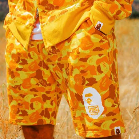 Yellow Bape shark hoodie ( PUBG MOBILE )