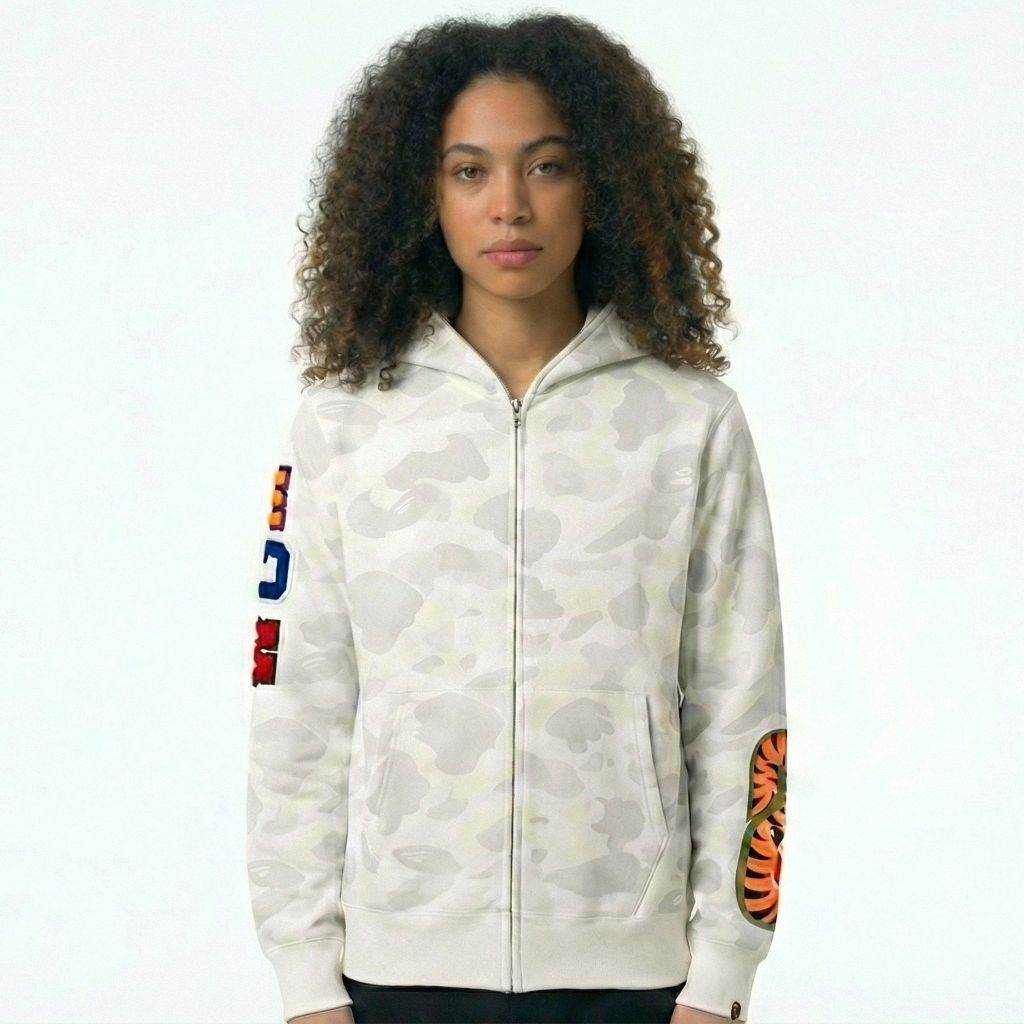 White bape shark hoodie ( PUBG MOBILE )